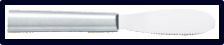 3 3/8" Spreader Knife by Rada Cutlery - Brushed Aluminum Handle