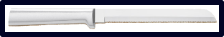 6" Bread Slicing Knife by Rada Cutlery - Brushed Aluminum Handle