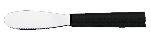 3 3/8" Spreader Knife by Rada Cutlery - Black SS Resin Handle*