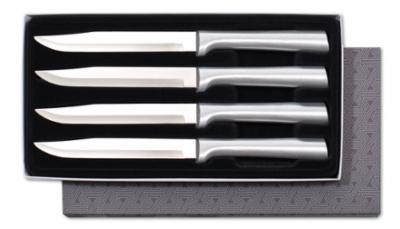 Rada Four Piece Utility/Steak Giftset by Rada Cutlery-Brushed Aluminum