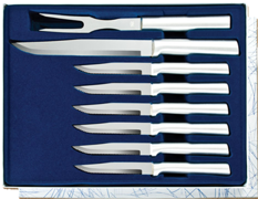 Meat Lovers Knives -7 Knives Gift Set by Rada Cutlery-Brushed Aluminum